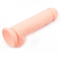 Dildo Realistic Vibrating and Rotating Silicone 10 Functions Rechargeable FLESH color